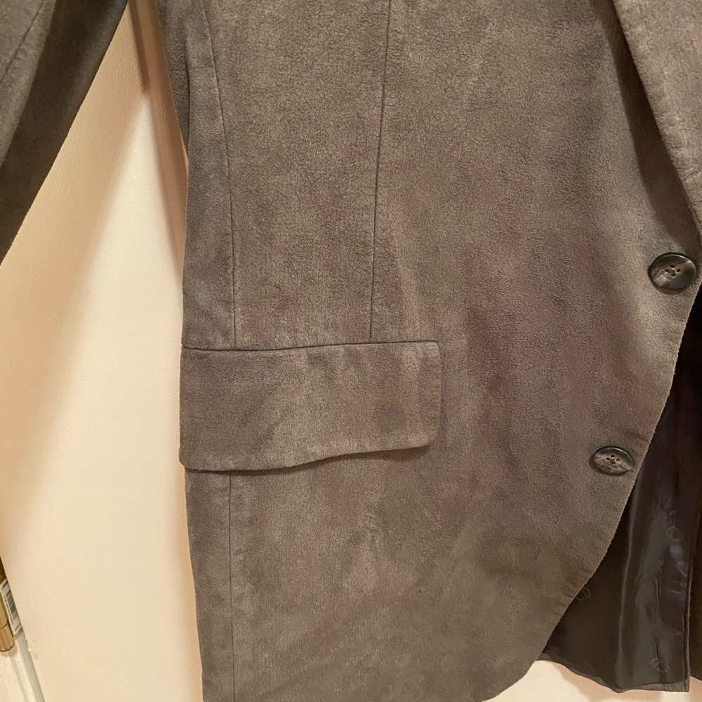 Vintage Christian Dior Gray Suede Men’s Blazer - Picture 5 of 7